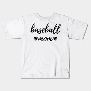 Baseball Mom Kids T-Shirt